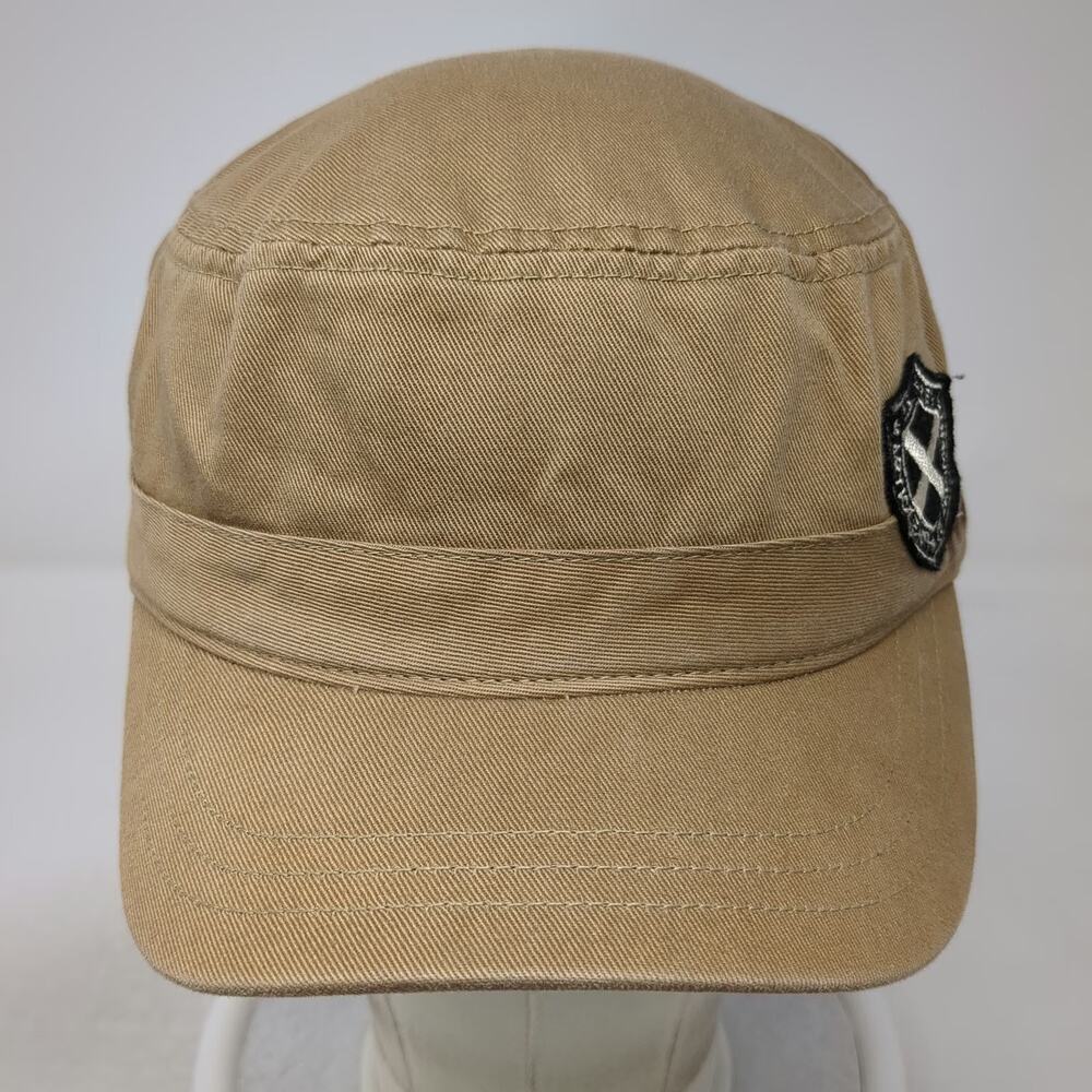 Old Navy Army Cap Brown Xl Cotton Side Patch Shield Logo Regiment Military Hat View 2